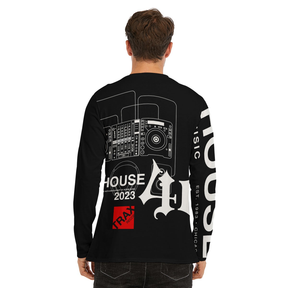 House Icon 2 Long Sleeve T-Shirt | 190GSM Cotton
