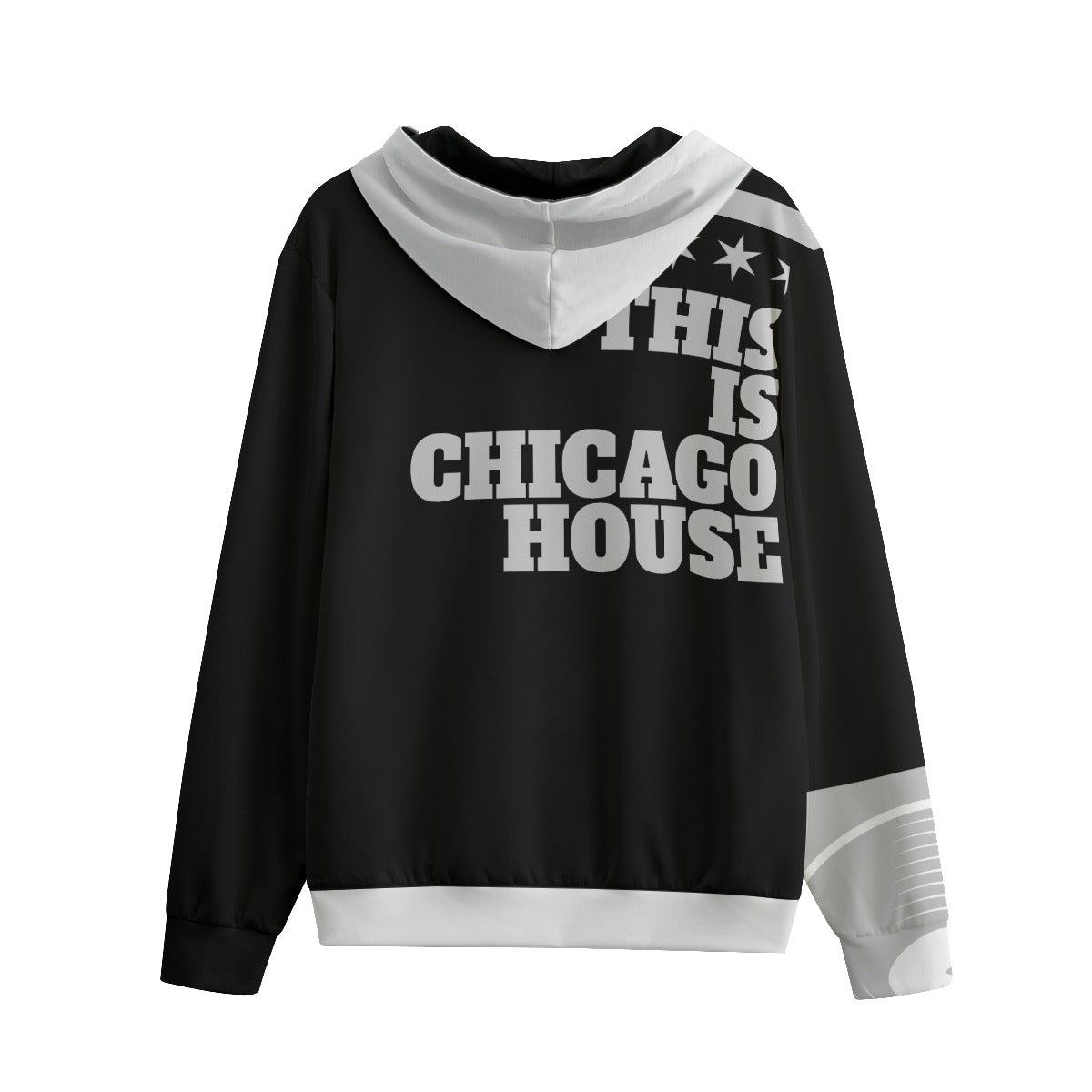 Chicago House Unisex Pullover Hoodie With Zipper Closure | 310GSM Cotton
