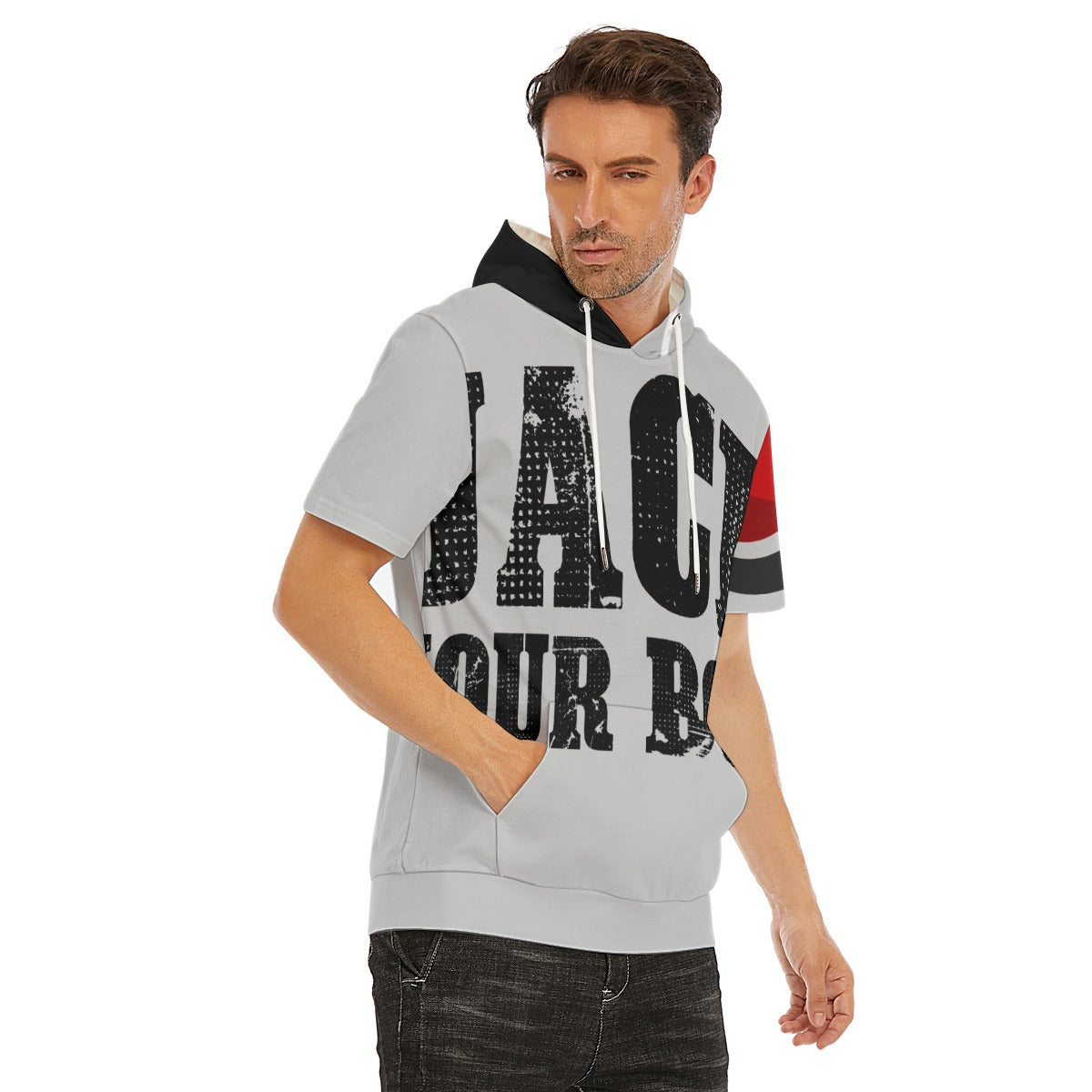 Jack Your Body T-Shirt With Hood | 190GSM Cotton